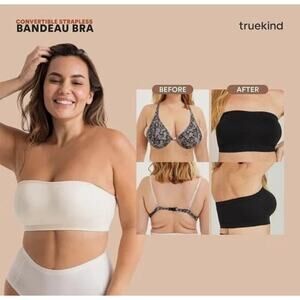 Truekind® Convertible Strapless Bandeau Bra XXL
